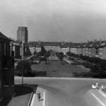 Lutherplatz estate with Wasserturm Süd